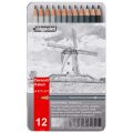BİGPOİNT BP947 DERECELİ KALEM 12'Lİ METAL KUTU
