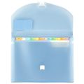 BİGPOİNT BP262-35 KÖRÜKLÜ DOSYA 13 CEPLİ KİLİTLİ A4 MAVİ