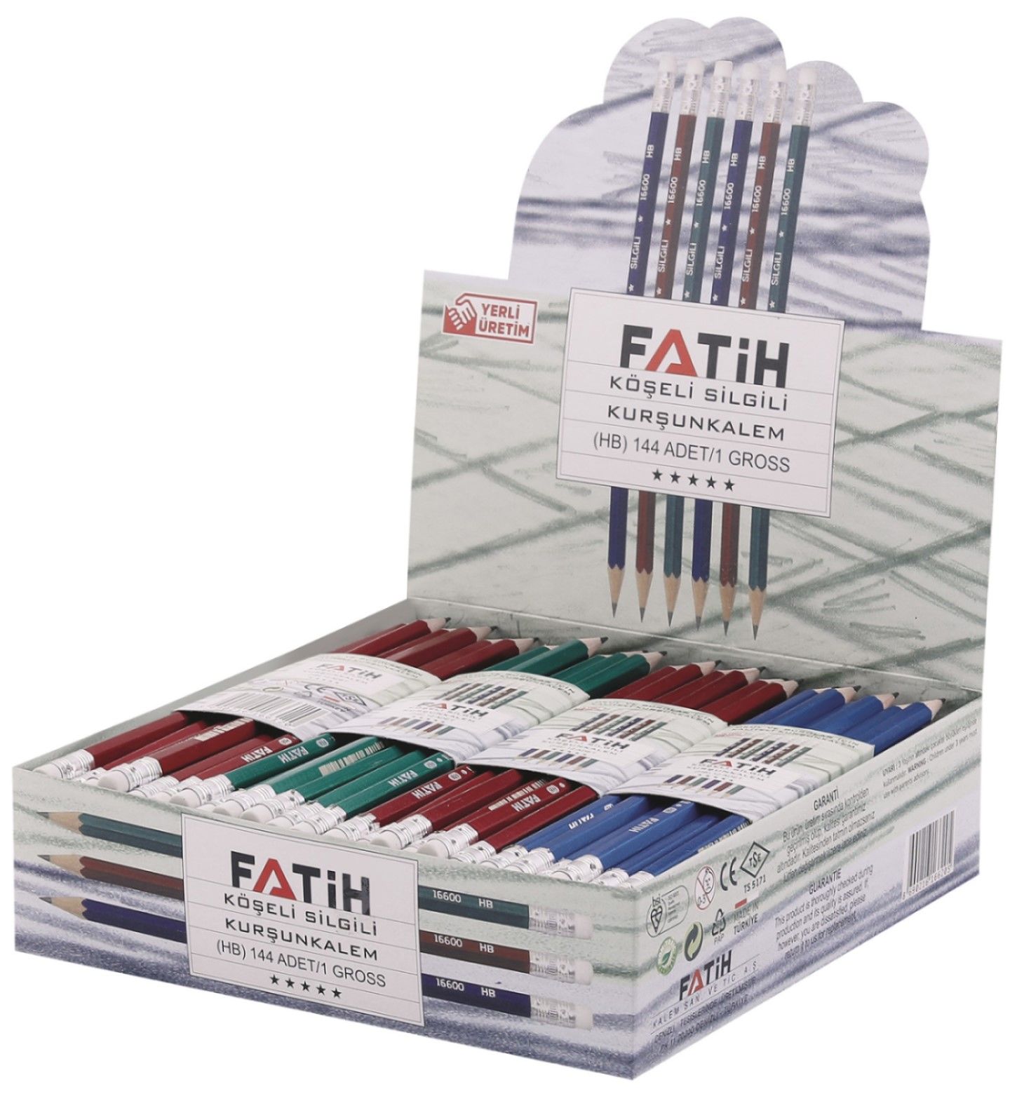 FATİH MERCANLI KURŞUN KALEM 12 Lİ