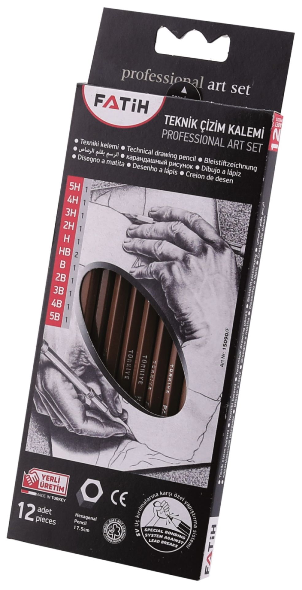 FATİH TEKNİK ÇİZİM KALEMİ PROFESYONEL SET 12 Lİ