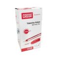 CASSA 8740 SLIDE TÜKENMEZ KALEM 07 KIRMIZI 50 Lİ KUTU
