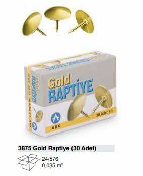 ARK 3875 GOLD RAPTİYE (30 ADET) 24'LÜ KUTU