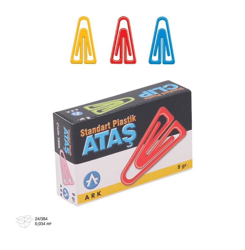 ARK 1885 STANDART PLASTİK ATAŞ (8 GR) 24'LÜ KT