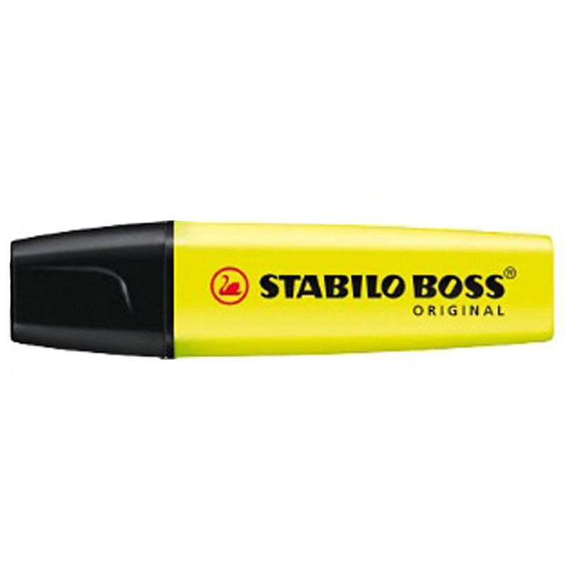 STABİLO 70-24 BOSS FOSFORLU KALEM SARI 10'LU KT.