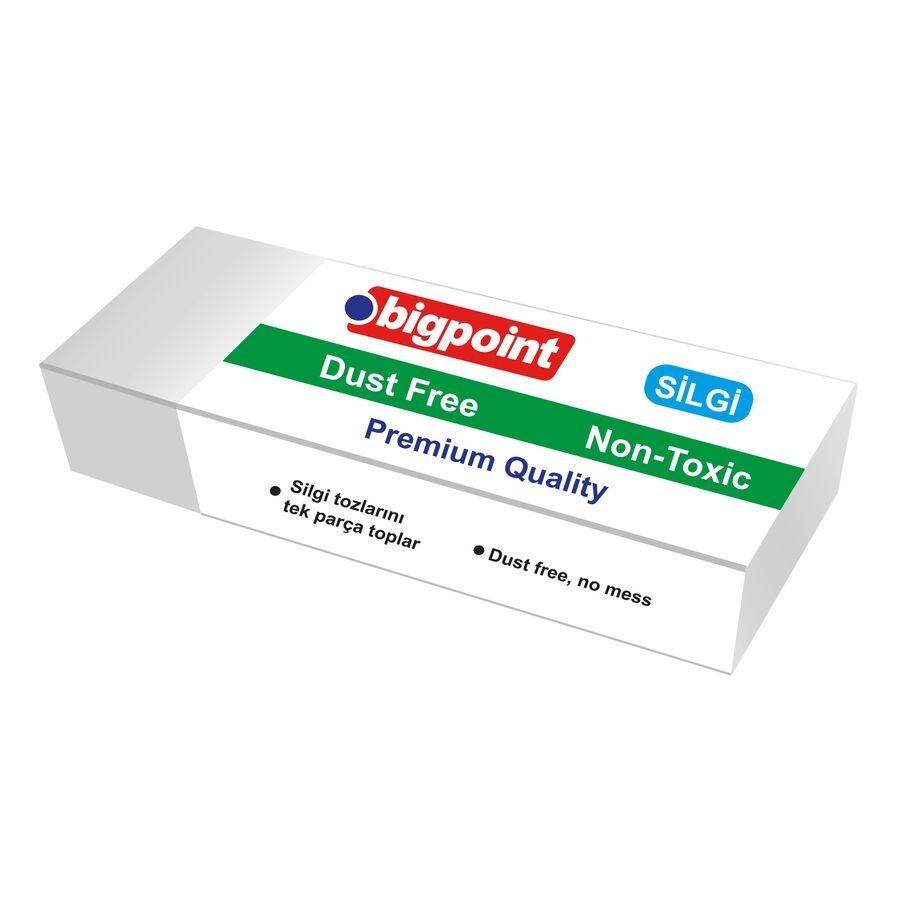 BİGPOİNT BP974-20DUST-FREE SİLGİ BEYAZ - BÜYÜK BOY 20'Lİ KUTU