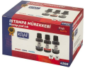 KRAF 430G ISTAMPA MÜREKKEBİ 30CC KIRMIZI 12'Lİ KUTU