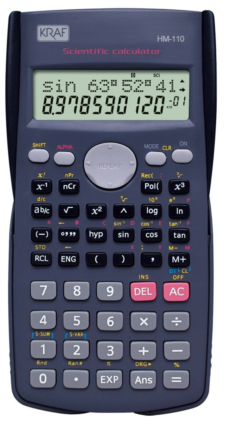 KRAF HM-110 HESAP MAKİNESİ BİLİMSEL FONKSİYONLU