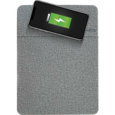 MAS 6614 MOUSEPAD KABLOSUZ ŞARJ ÖZELLİKLİ GRİ