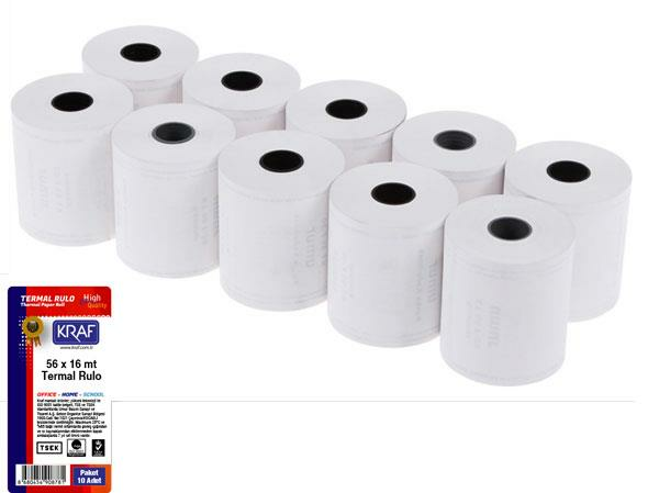 KRAF 130185 RULO TERMAL 56X16 10'LU PAKET