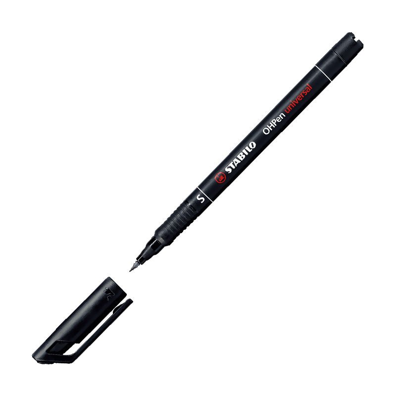 STABİLO 841/46 OHPEN ASETAT KALEMİ S 0.4 MM SİYAH 10'LU KT.