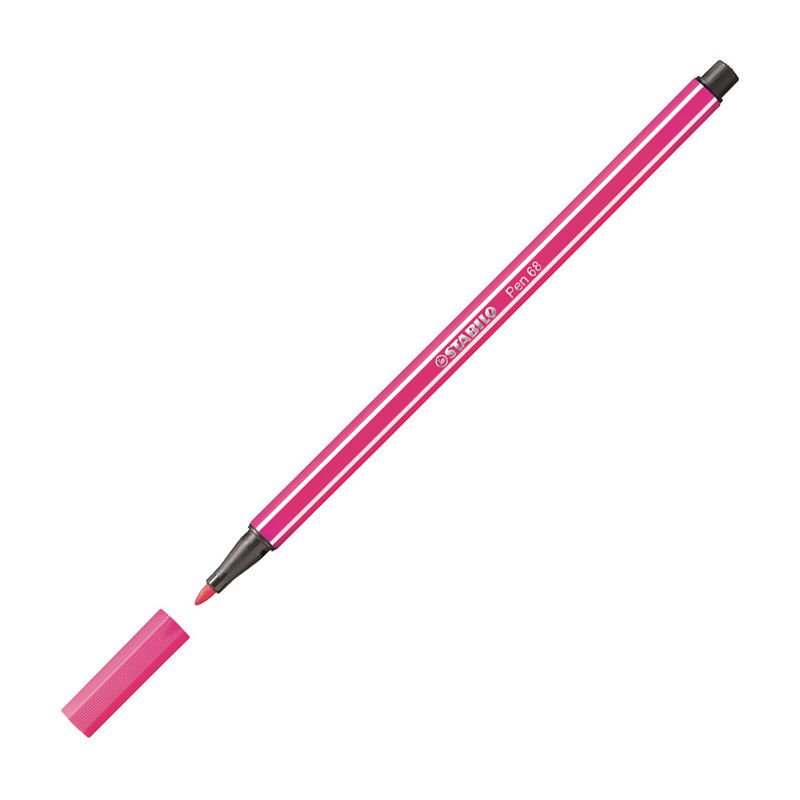 STABİLO PEN 68 KEÇE UÇLU KALEM 68-056 FLORESAN PEMBE 10'LU KT.