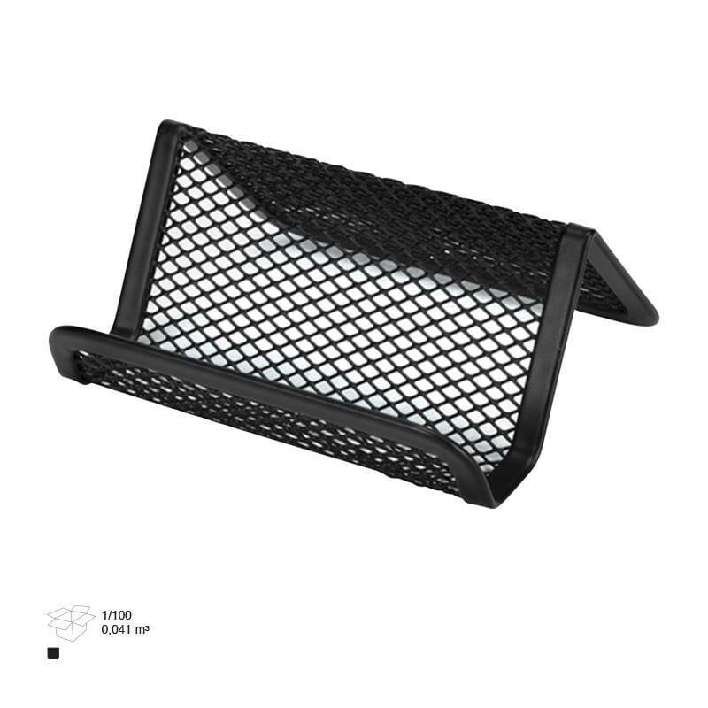 3A 1178 METAL PERFORE KARTVİZİTLİK SİYAH