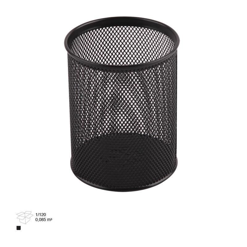 3A 1173 METAL PERFORE YUVARLAK KALEMLİK SİYAH