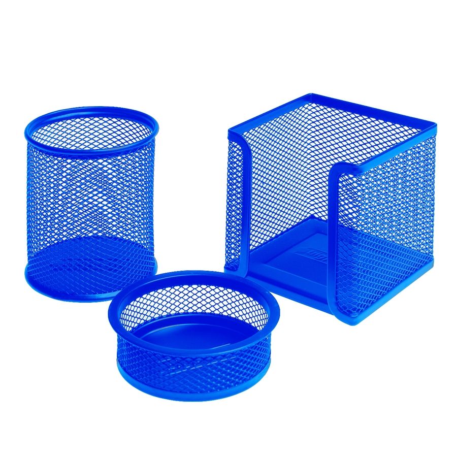 BİGPOİNT BP403-35 METAL PERFORE 3'LÜ SET MAVİ