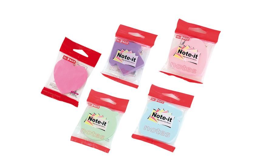 GLOBOX 6637 ŞEKİLLİ PASTEL RENK 100 YAPRAK