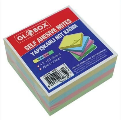 GLOBOX 6635 75x75 MM PASTEL RENK 400 YAPRAK