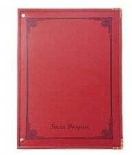 ÖNDER 7100-2 LÜX İMZA DOSYASI TERMO DERİ KAPAKLI 12 Lİ KIRMIZI