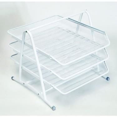 GLOBOX 6258 METAL EVRAK RAFI BEYAZ 3 LÜ