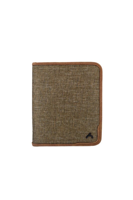 ÖNDER EXCLUSIVE 805-12 HAMBURG A5 FERMUARLI EL PORTFÖYÜ KAHVERENGİ