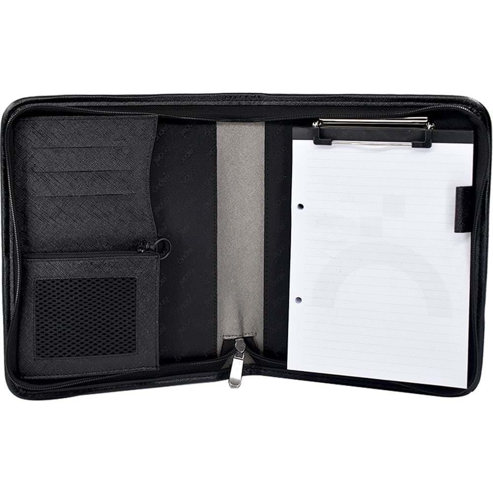 ÖNDER 8005-3 HAMBURG A5 FERMUARLI EL PORTFÖYÜ SİYAH