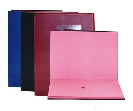 ÖNDER 7121-8 CİLT BEZİ KAPAKLI İMZA DOSYASI 16 LI BORDO