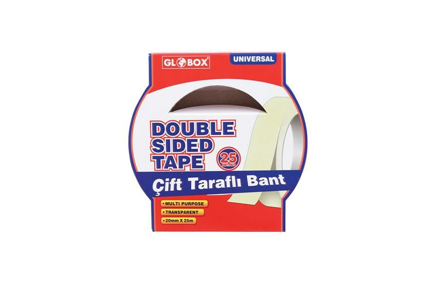 GLOBOX 1018  ÇİFT TARAFLI  BANT 20X25 MM