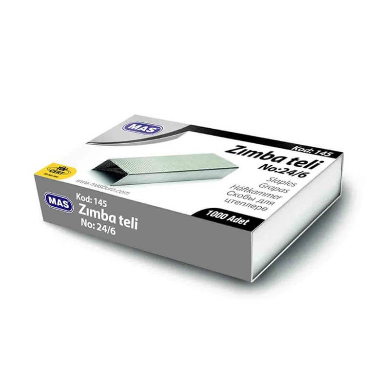 MAS 145 ZIMBA TELİ NO:24/6 BEYAZ 10'LU KT.